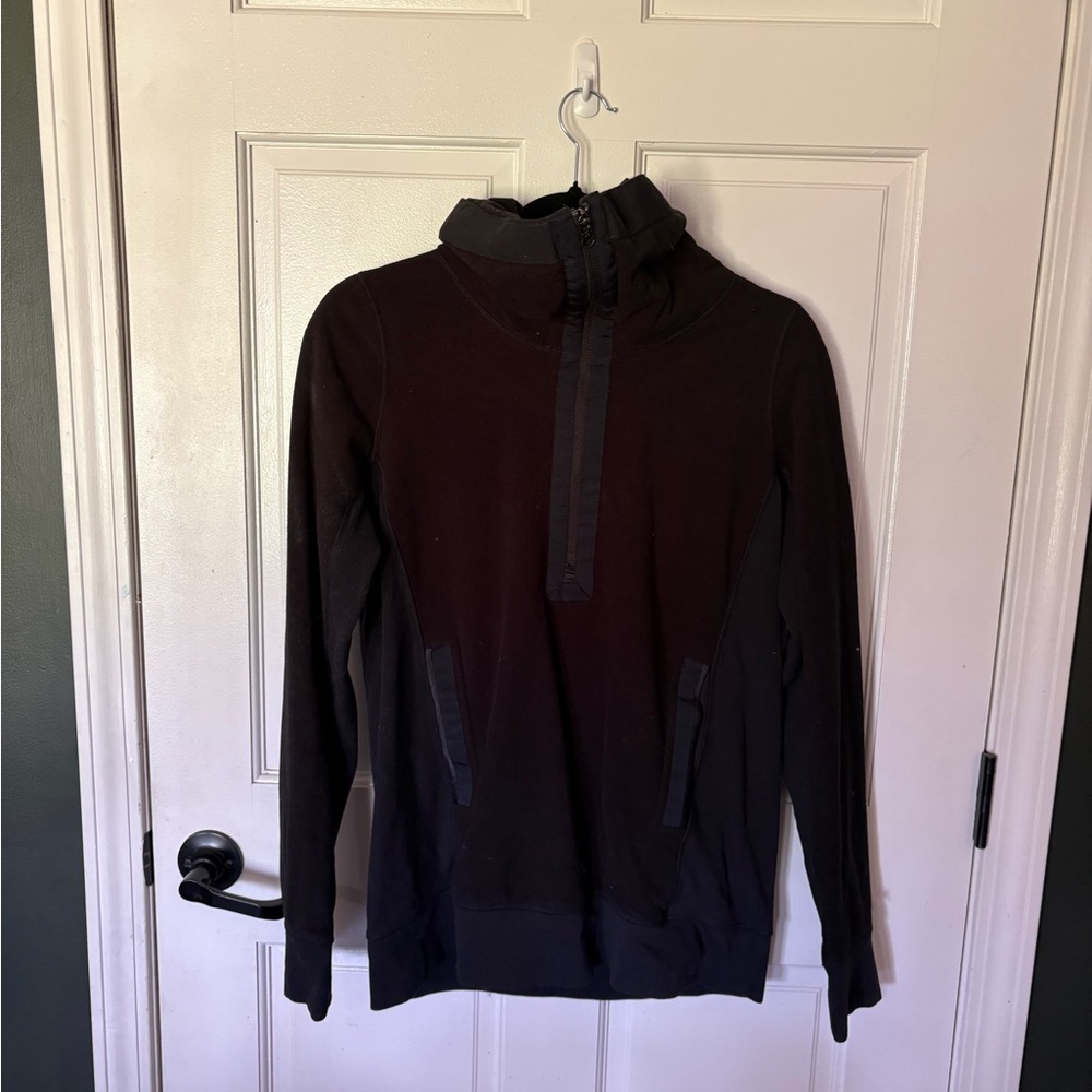 lululemon athletica Black Half-Zip Hoodie